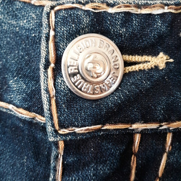 NWT True Religion Bobby Super T Dark Blue Jeans - Picture 3 of 8